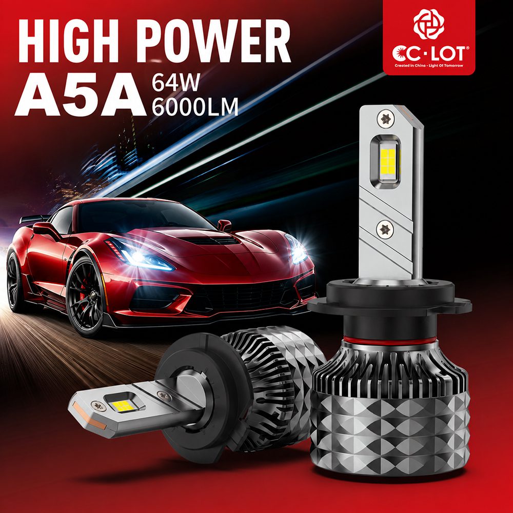 64W LED HEADLIGHTS CC-LOT A SERIES A5A
